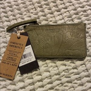 American Leather Co. Green Wallet
